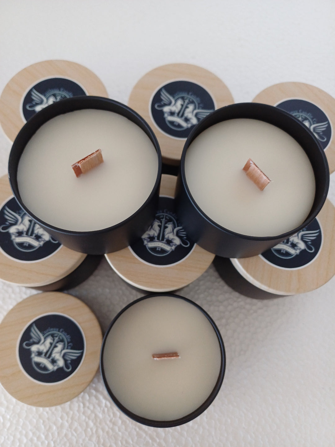 Black Tin candles