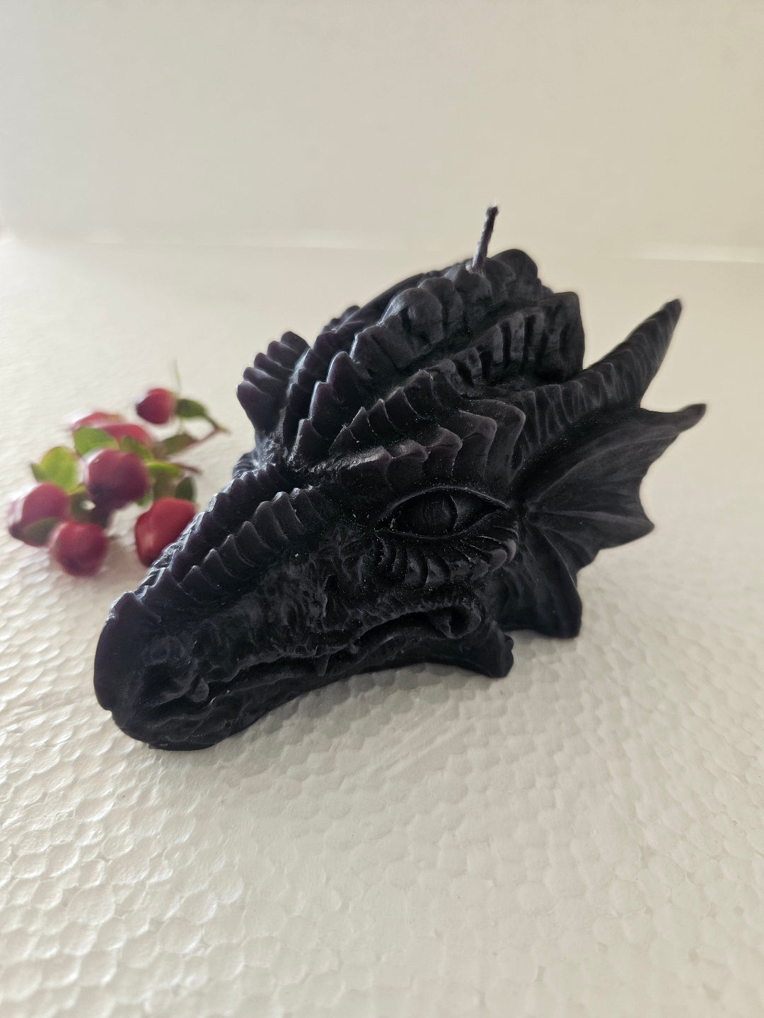 Dragon head candles with high detail