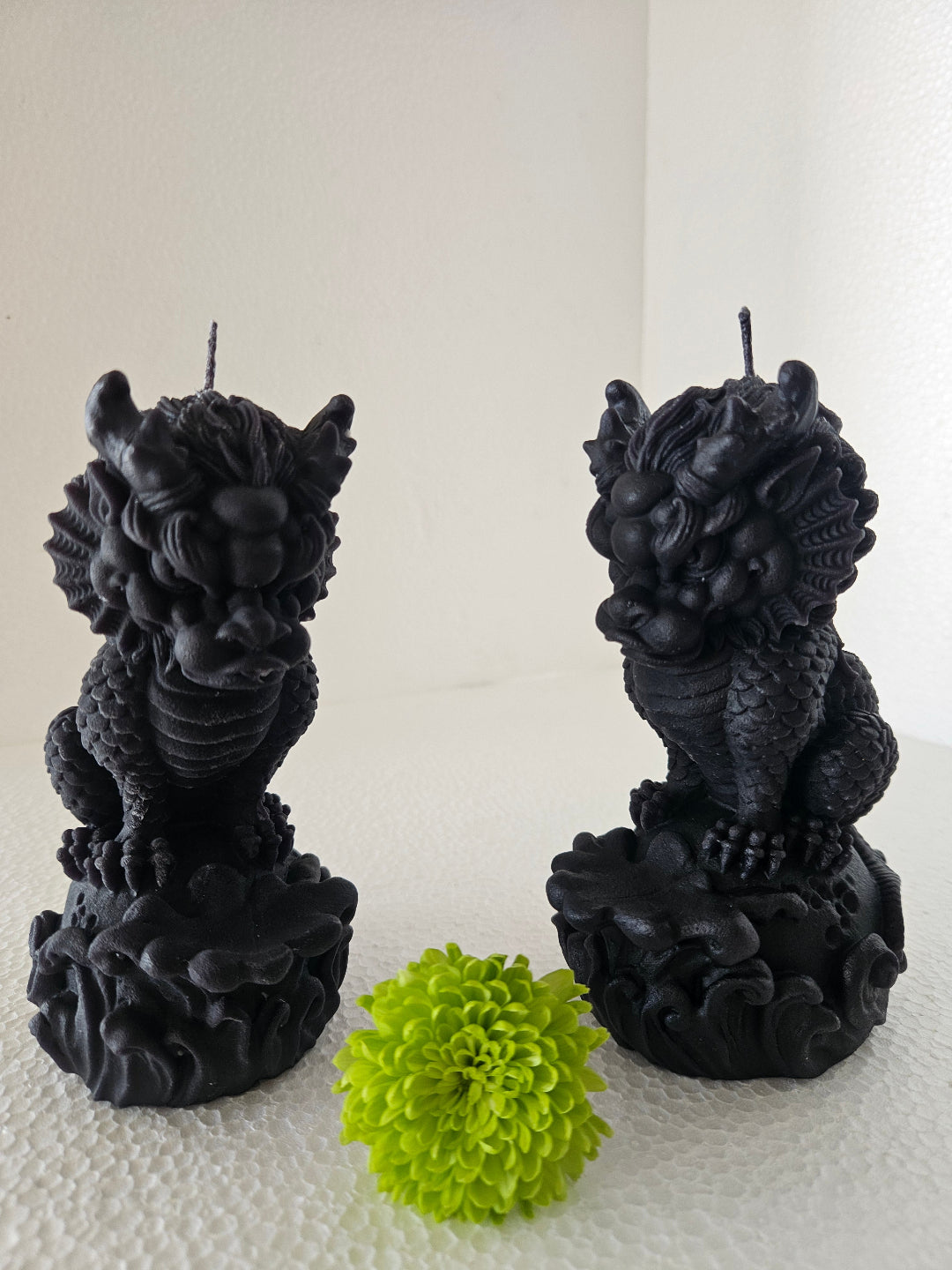 Foo Dogs/ Chinese Dragon candles- Tall