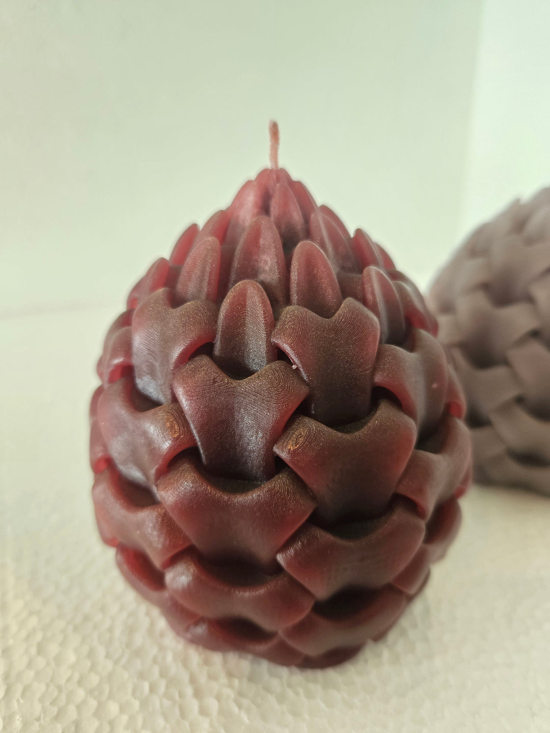Large acorn candles
