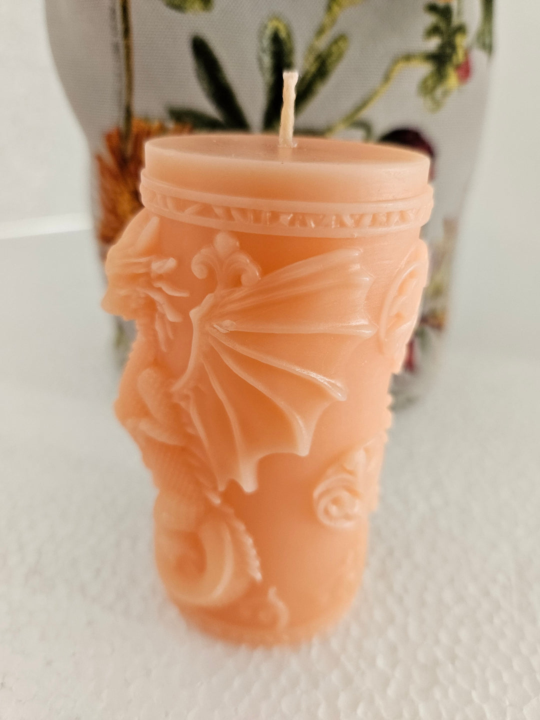 Dragon & Rose pillar candles