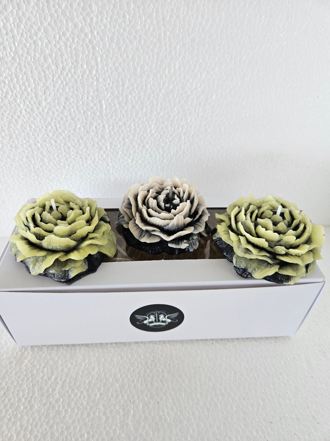 Multi-coloured Rose sets (3 piece)