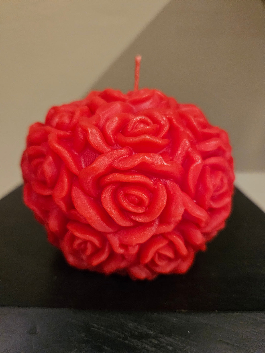 Rose Ball candles
