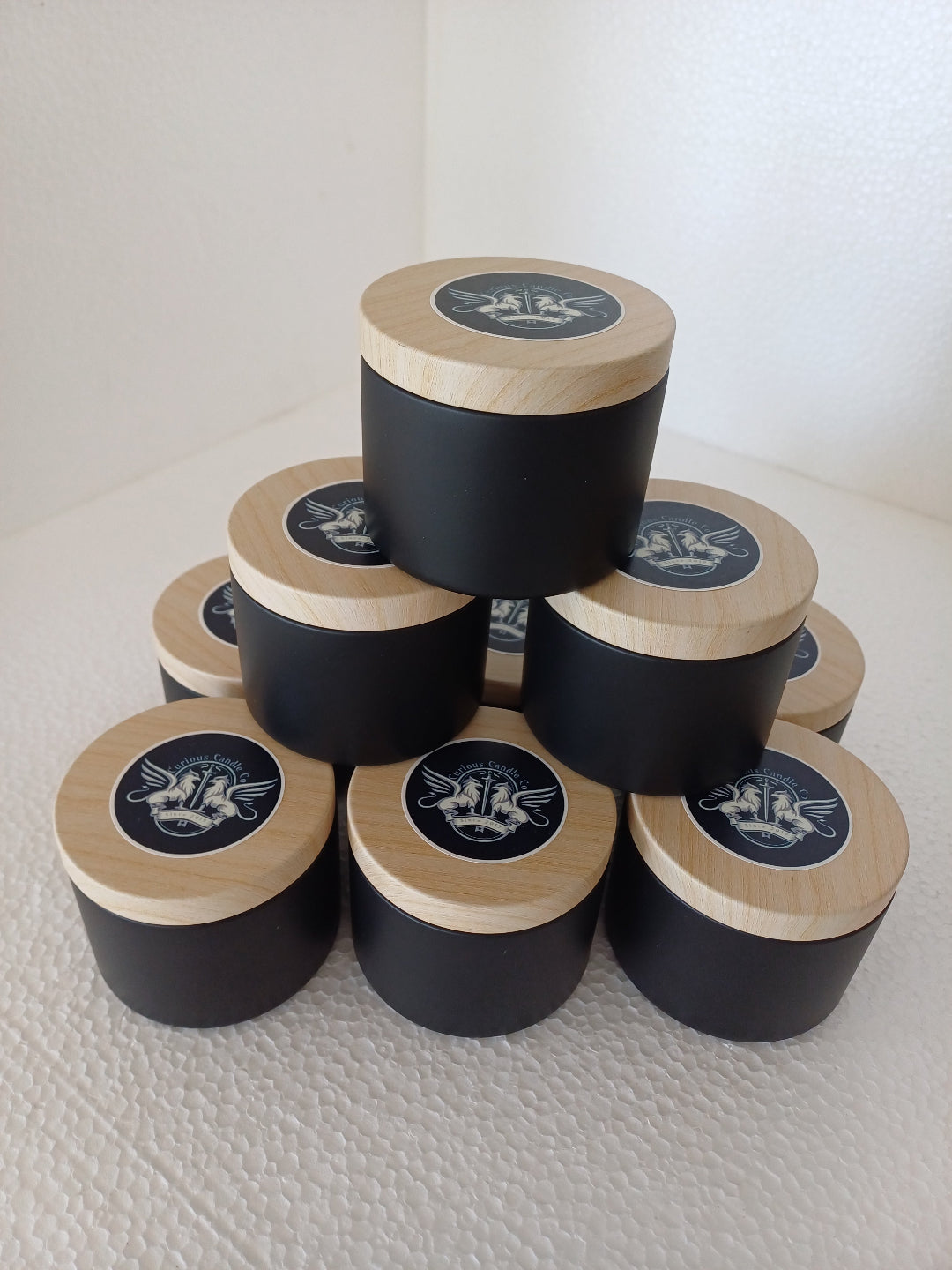 Black Tin candles
