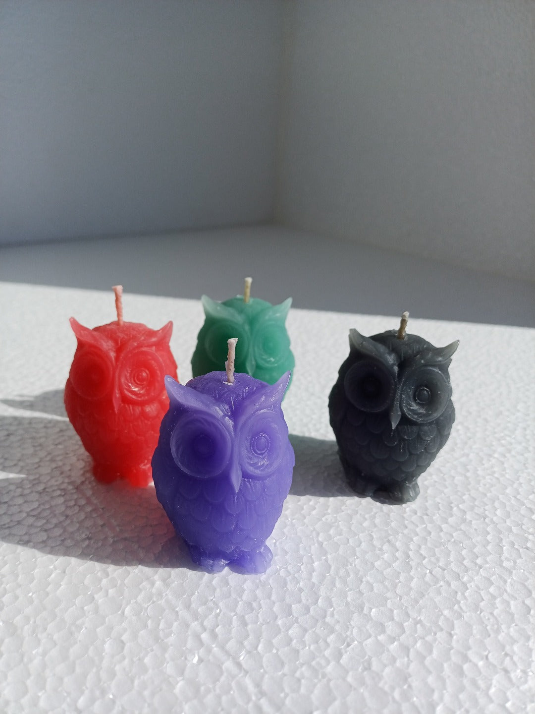 Baby owl candles