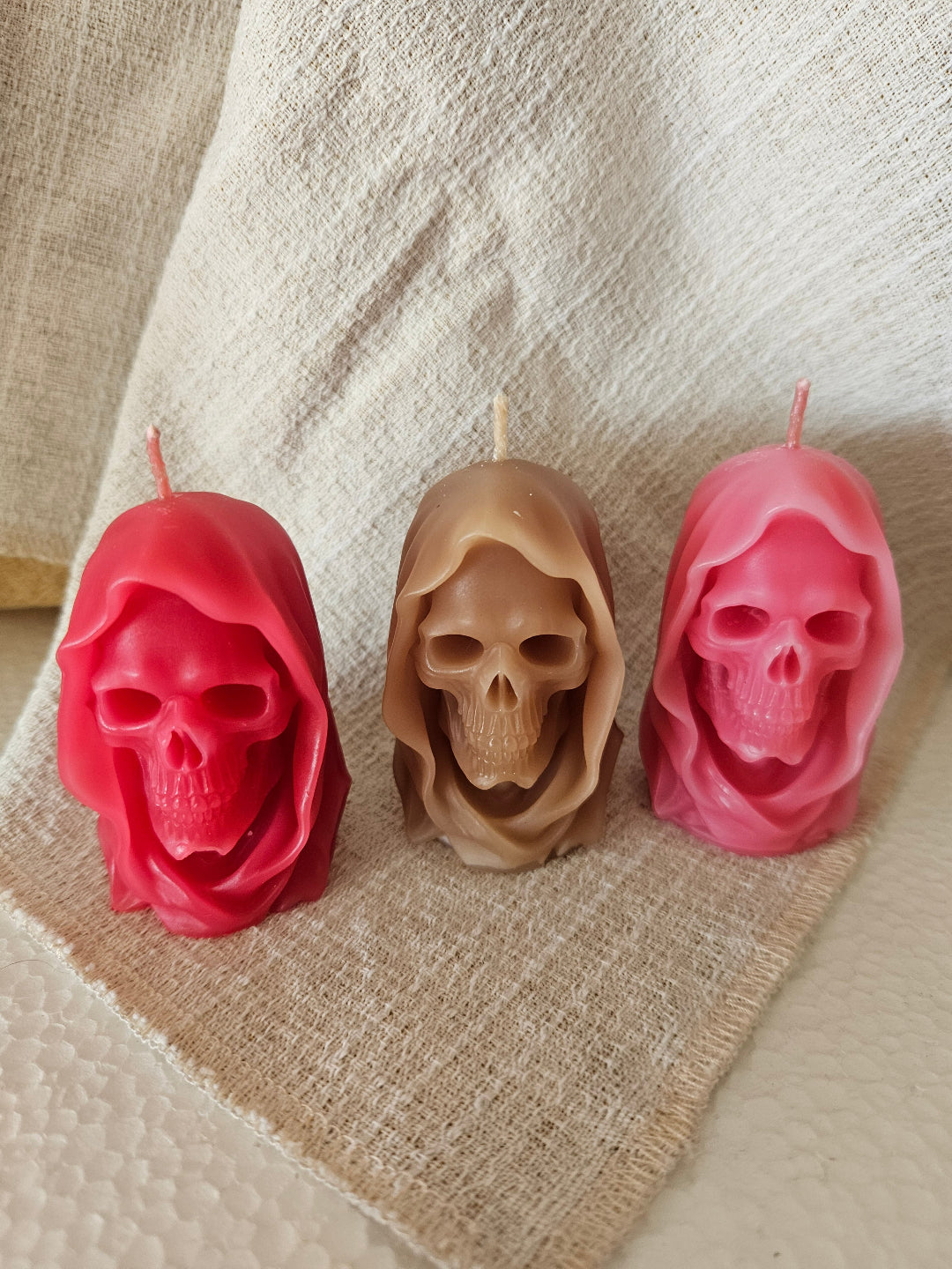 Caped Ghost candles