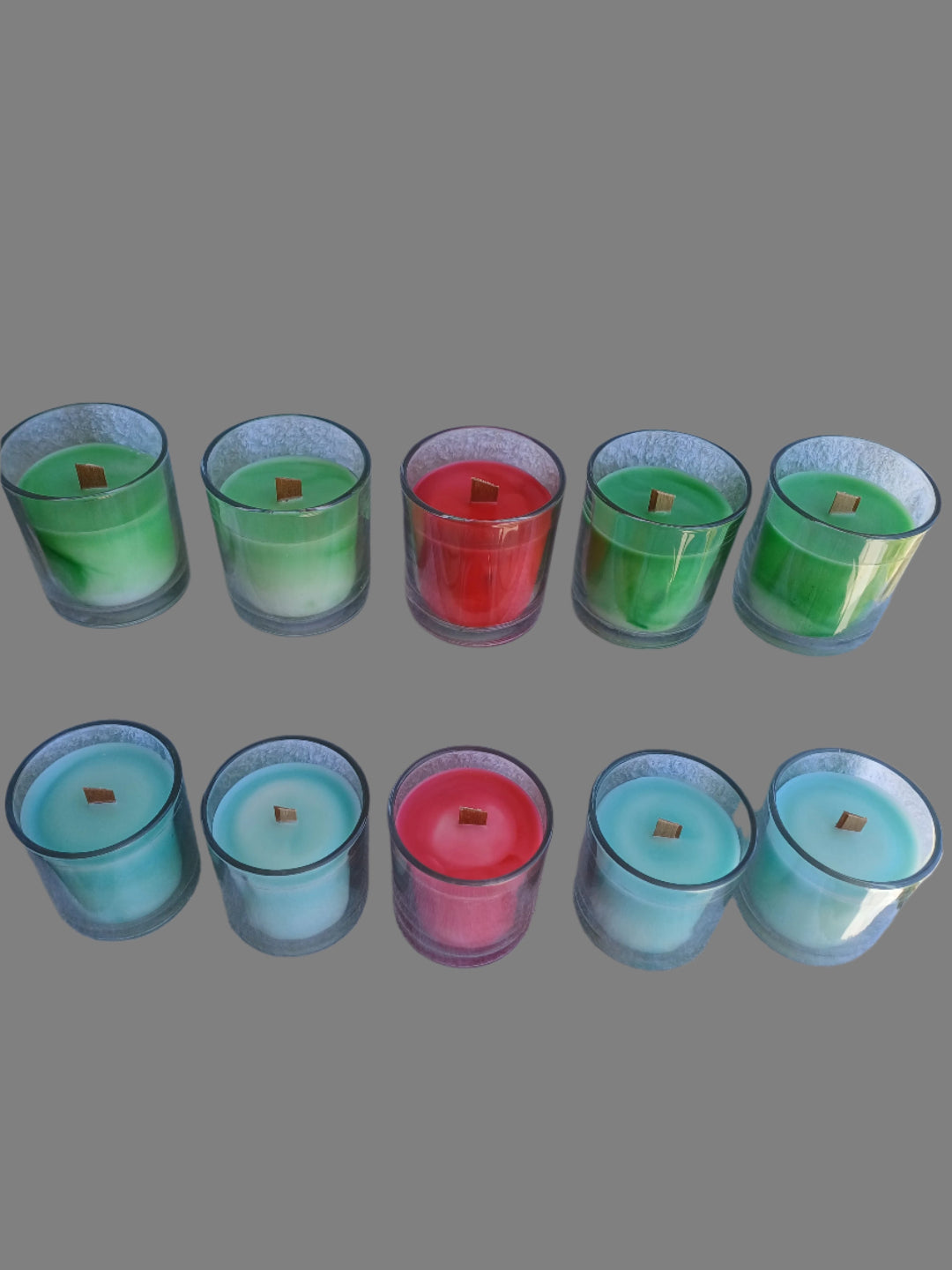 Jar candles- Apple, Cinnamon & French Vanilla scented