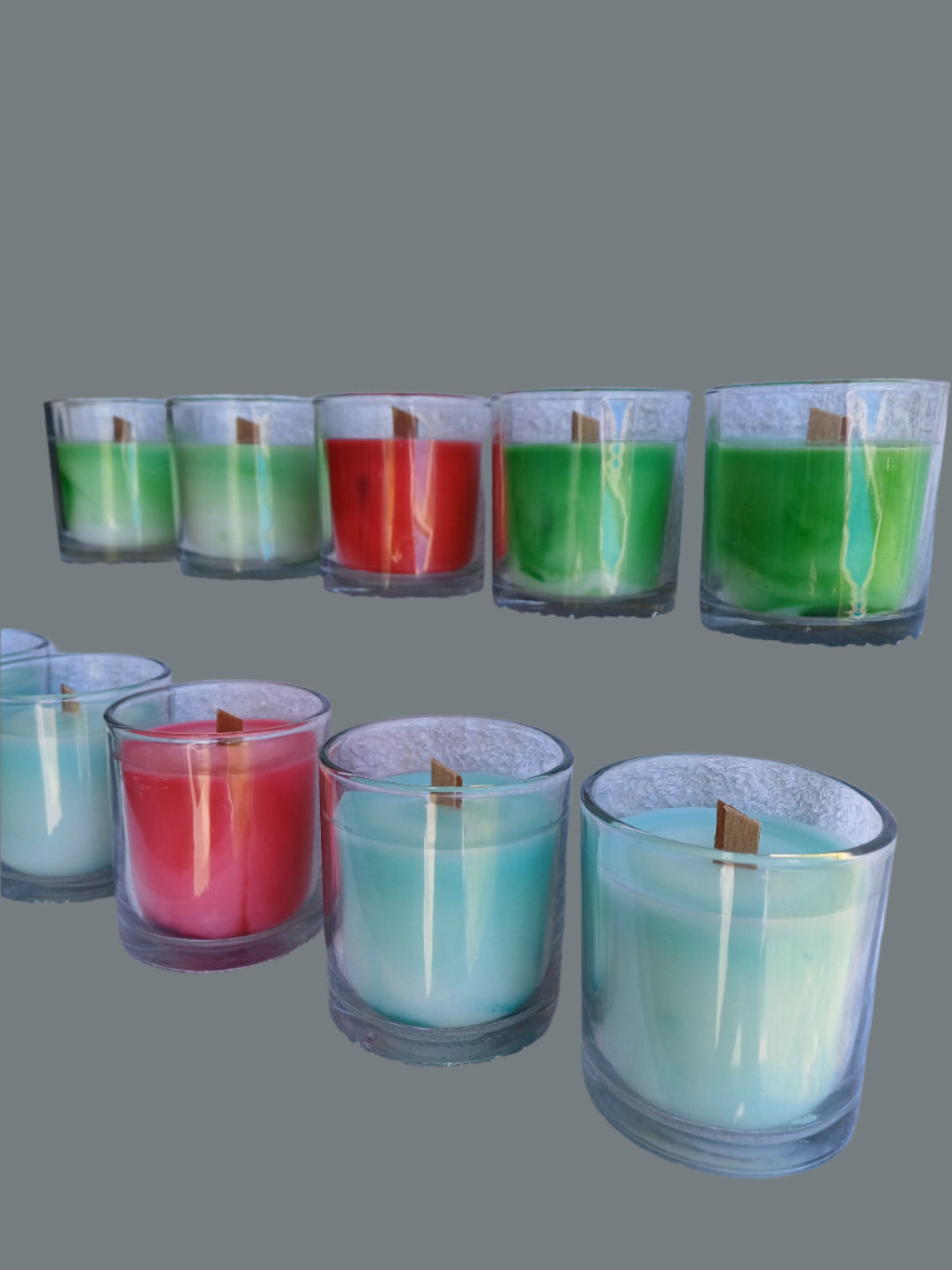 Jar candles- Apple, Cinnamon & French Vanilla scented