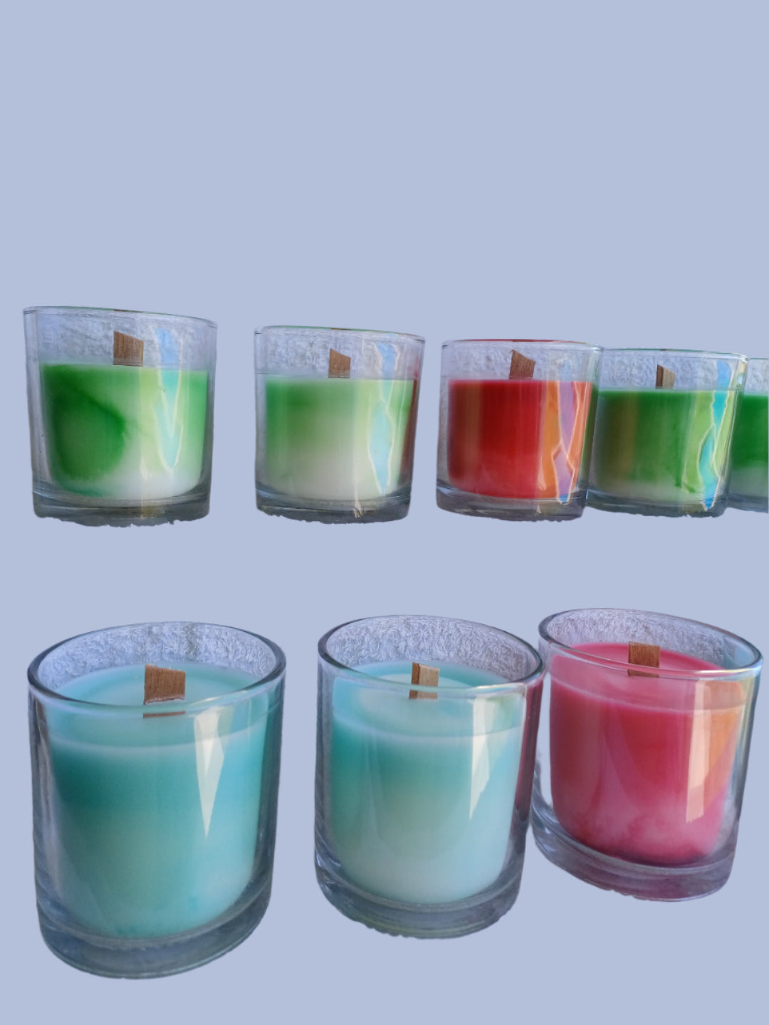 Jar candles- Apple, Cinnamon & French Vanilla scented