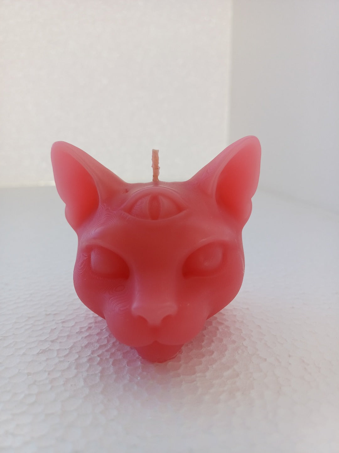 Cat candles with 3rd eye