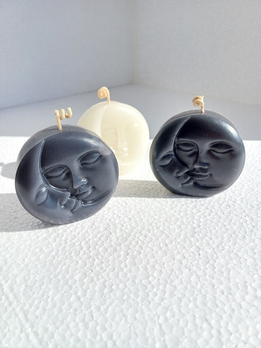 Moon & Sun Celestial couple candles