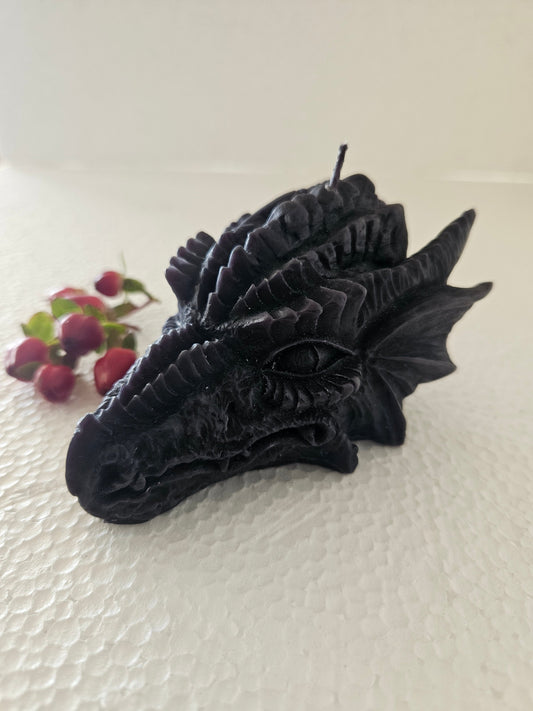 Dragon head candles with high detail