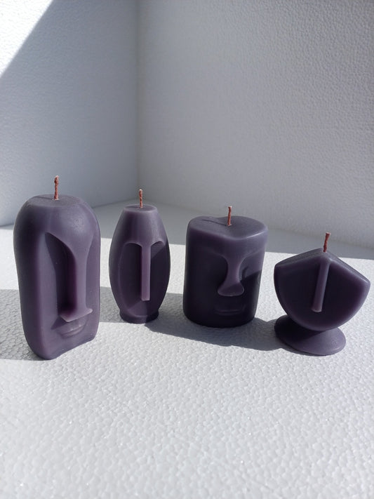 Easter Island candle sets (4 candles in a set)