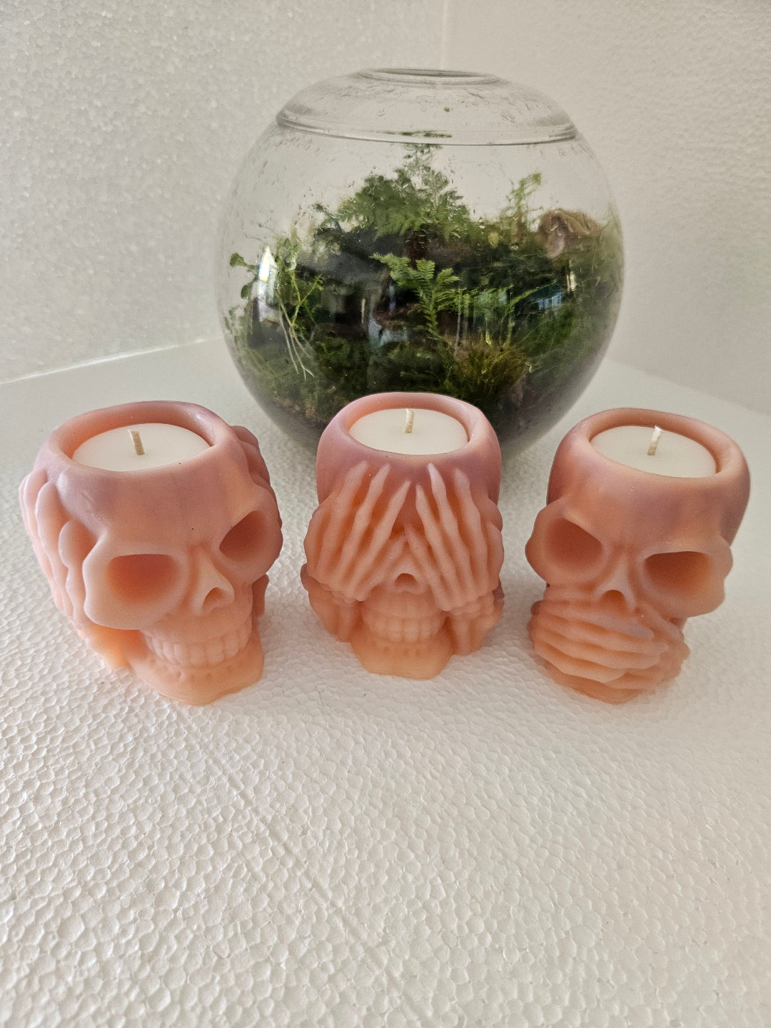 Hear no evil, see no evil & speak no evil candles