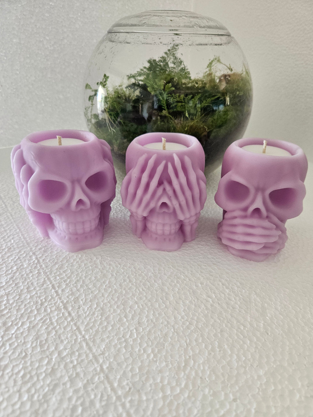 Hear no evil, see no evil & speak no evil candles