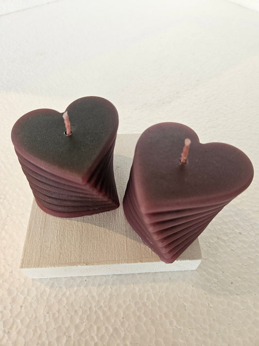Heart candles