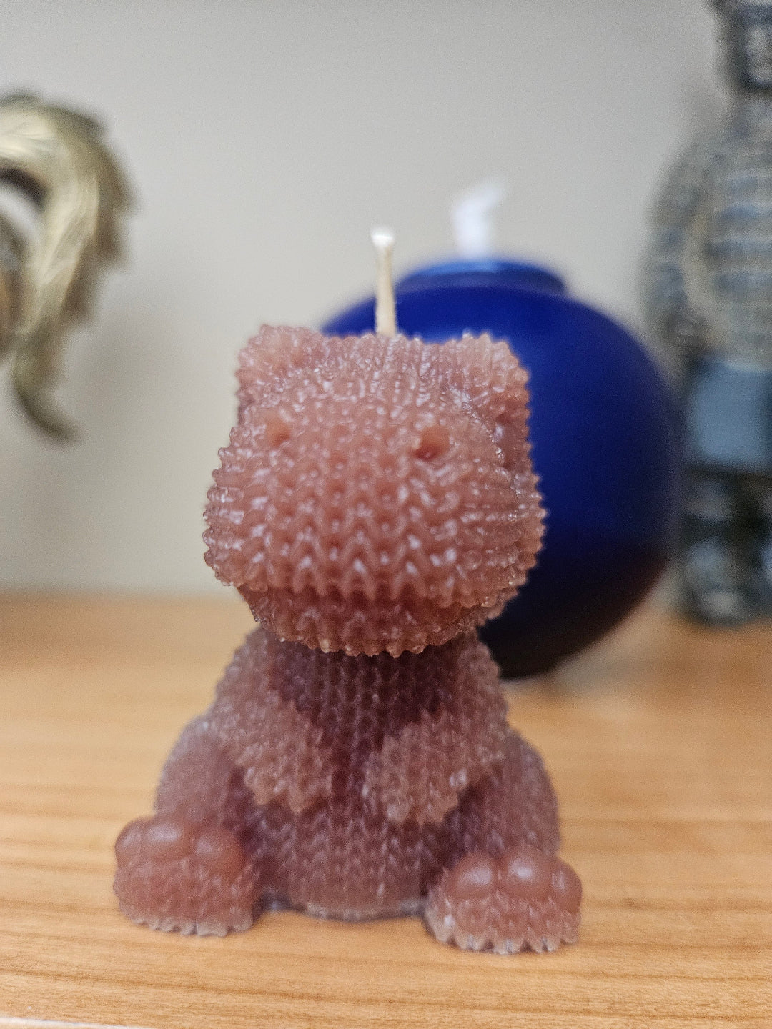 Knitted T-Rex baby dinosaurs