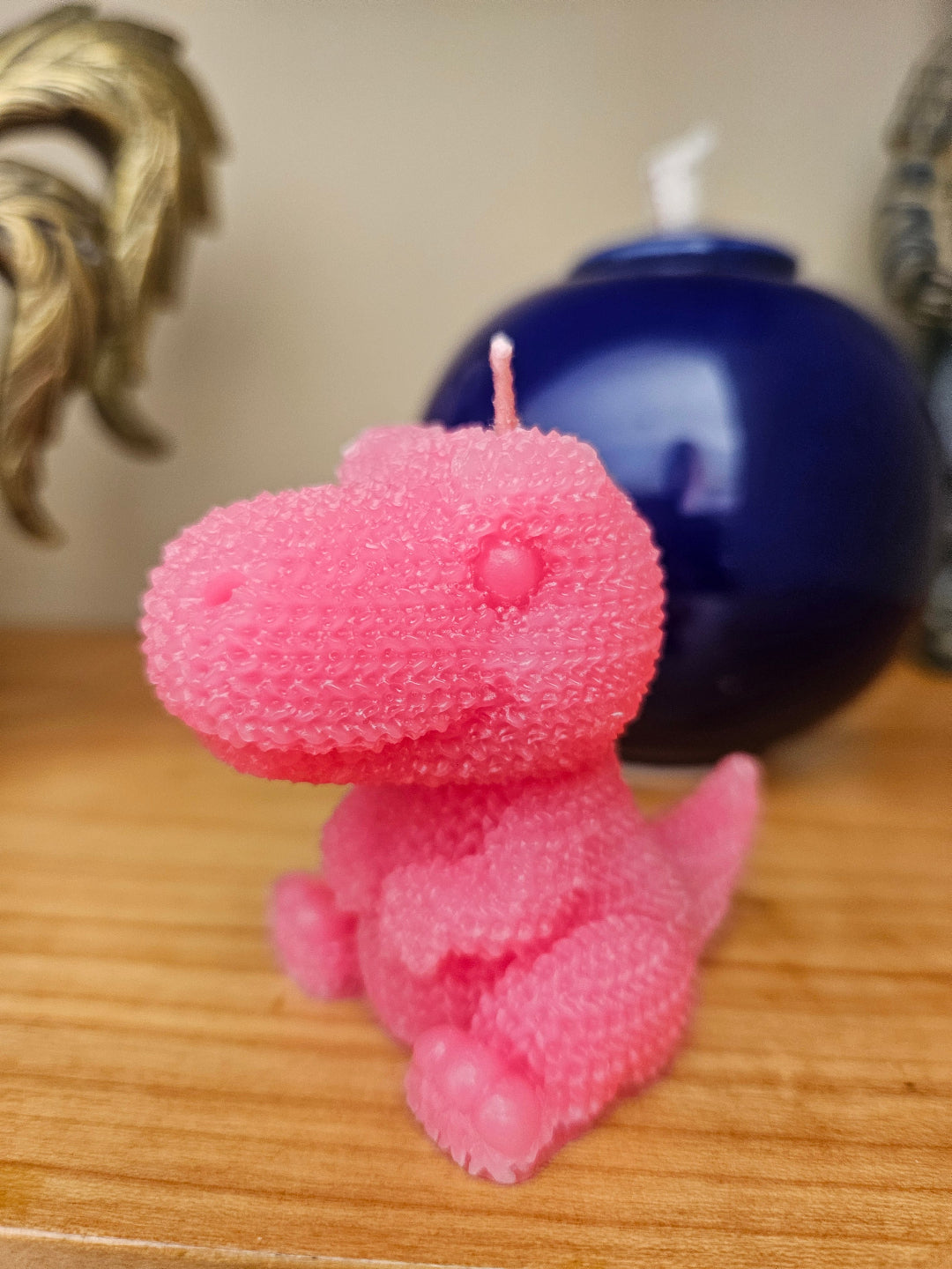 Knitted T-Rex baby dinosaurs