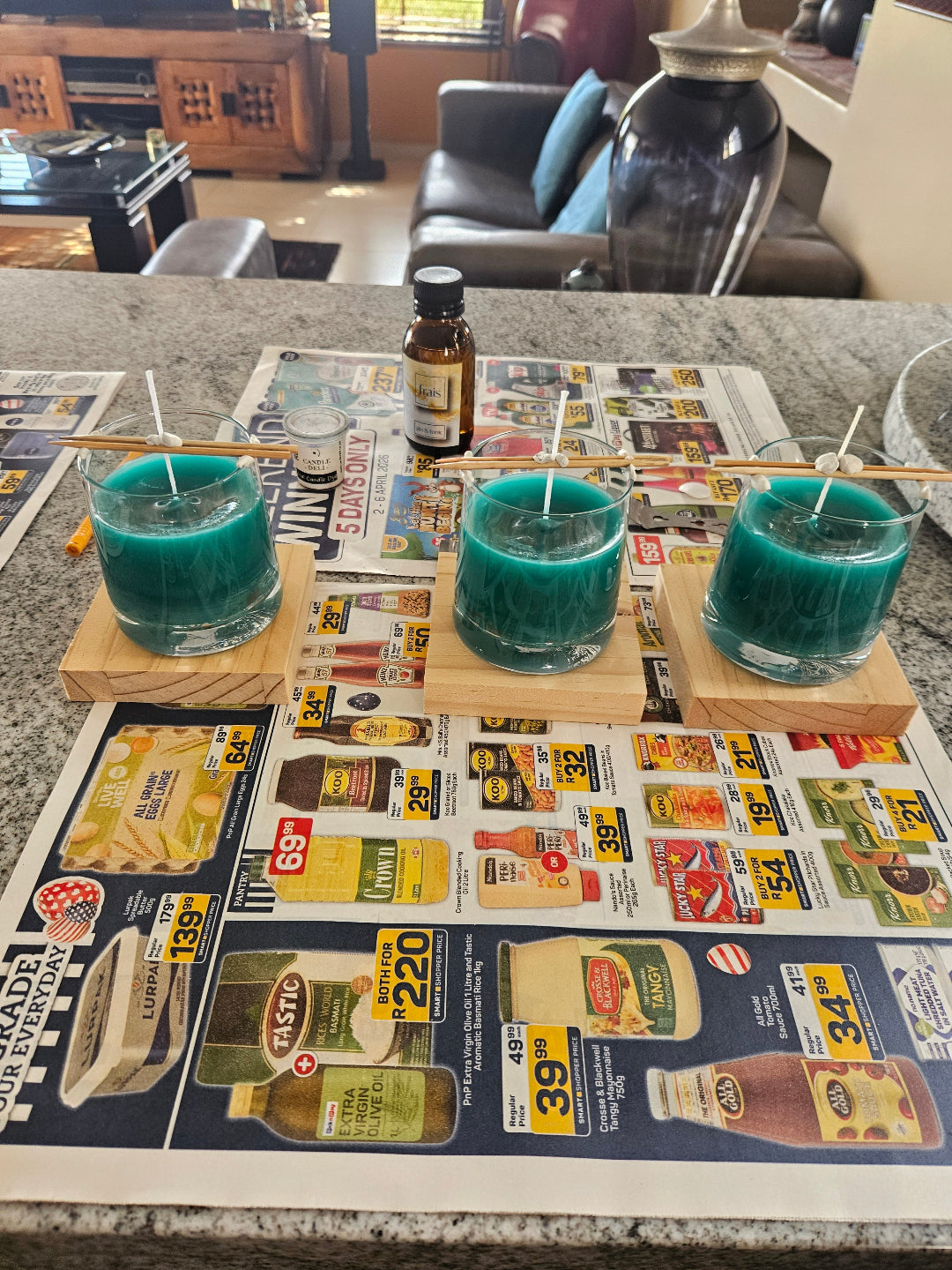 Candle-making workshops