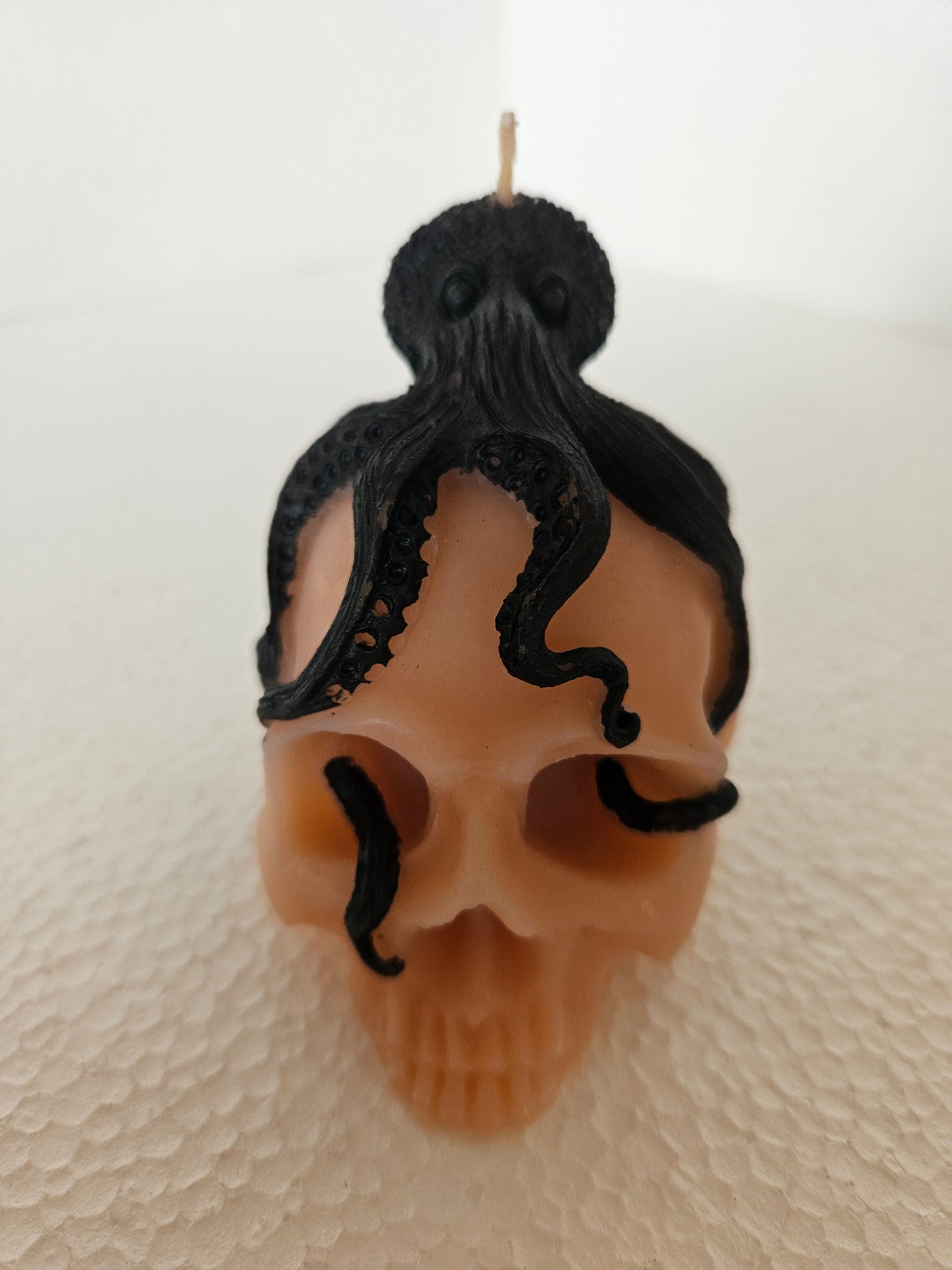 Octopus skull candles