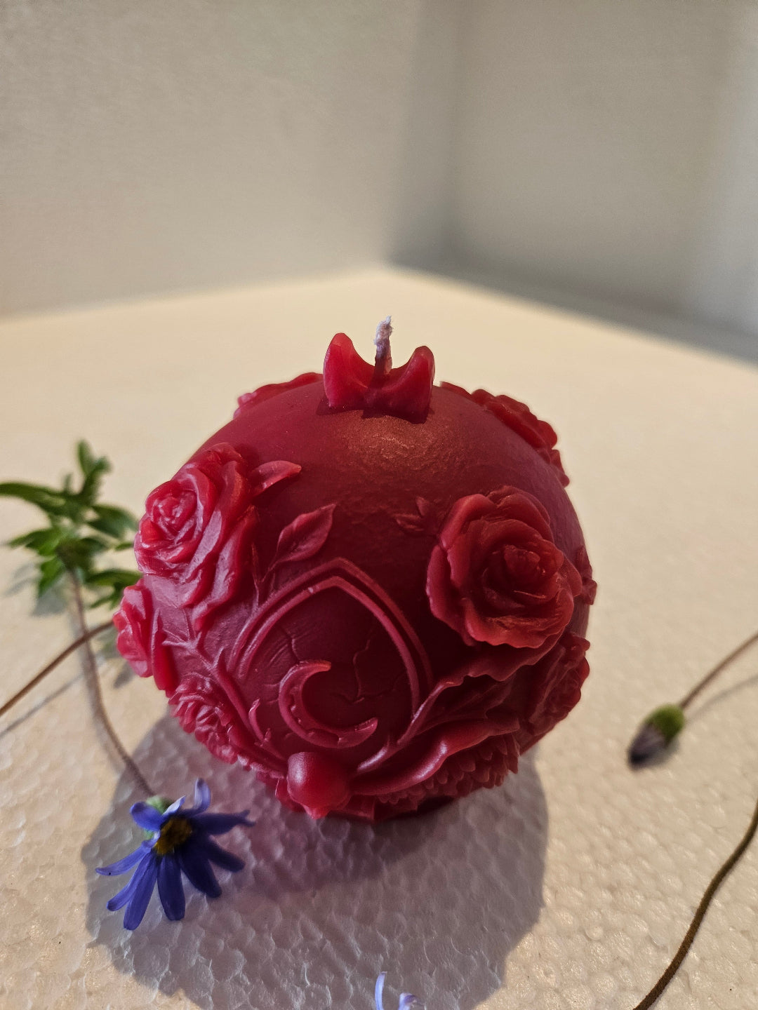 Rose Sphere candles