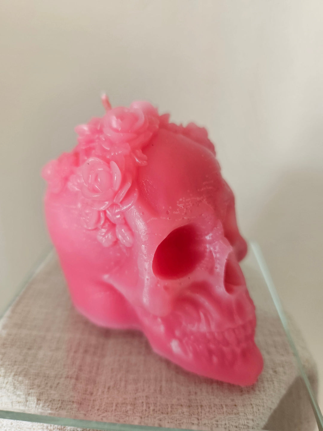Lady Rosethorn skull candles