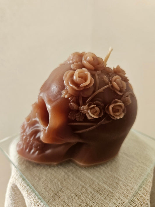 Lady Rosethorn skull candles