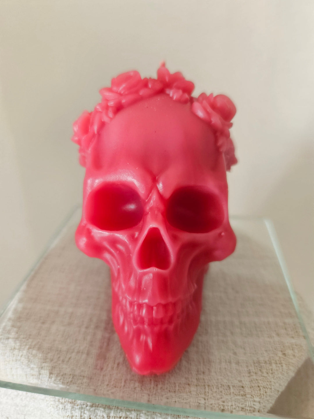 Lady Rosethorn skull candles