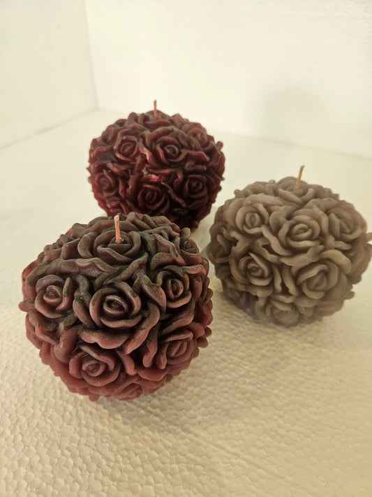 Rose Ball candles