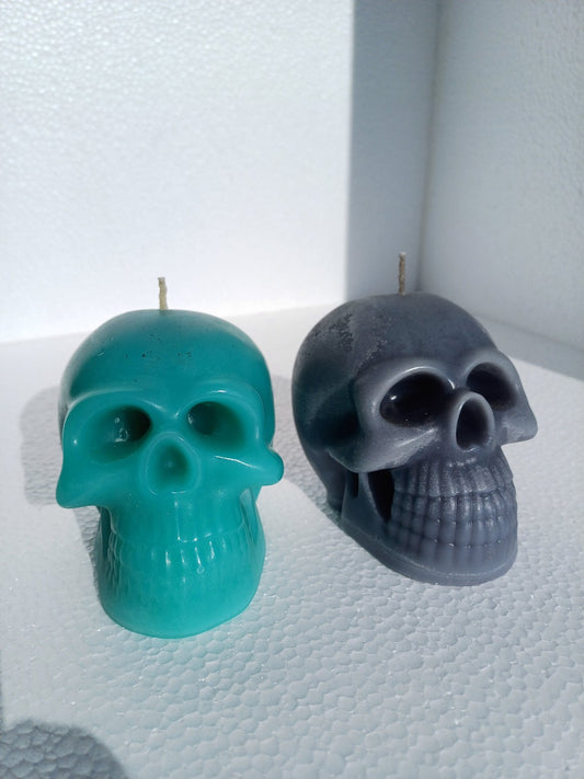 Smooth Head skull candles