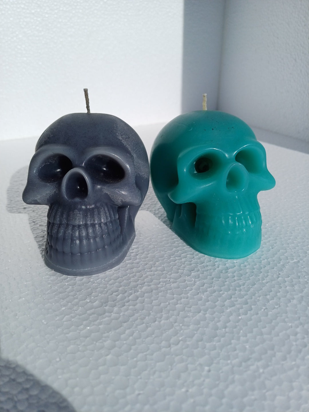 Smooth Head skull candles