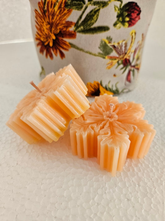 Snowflake candles