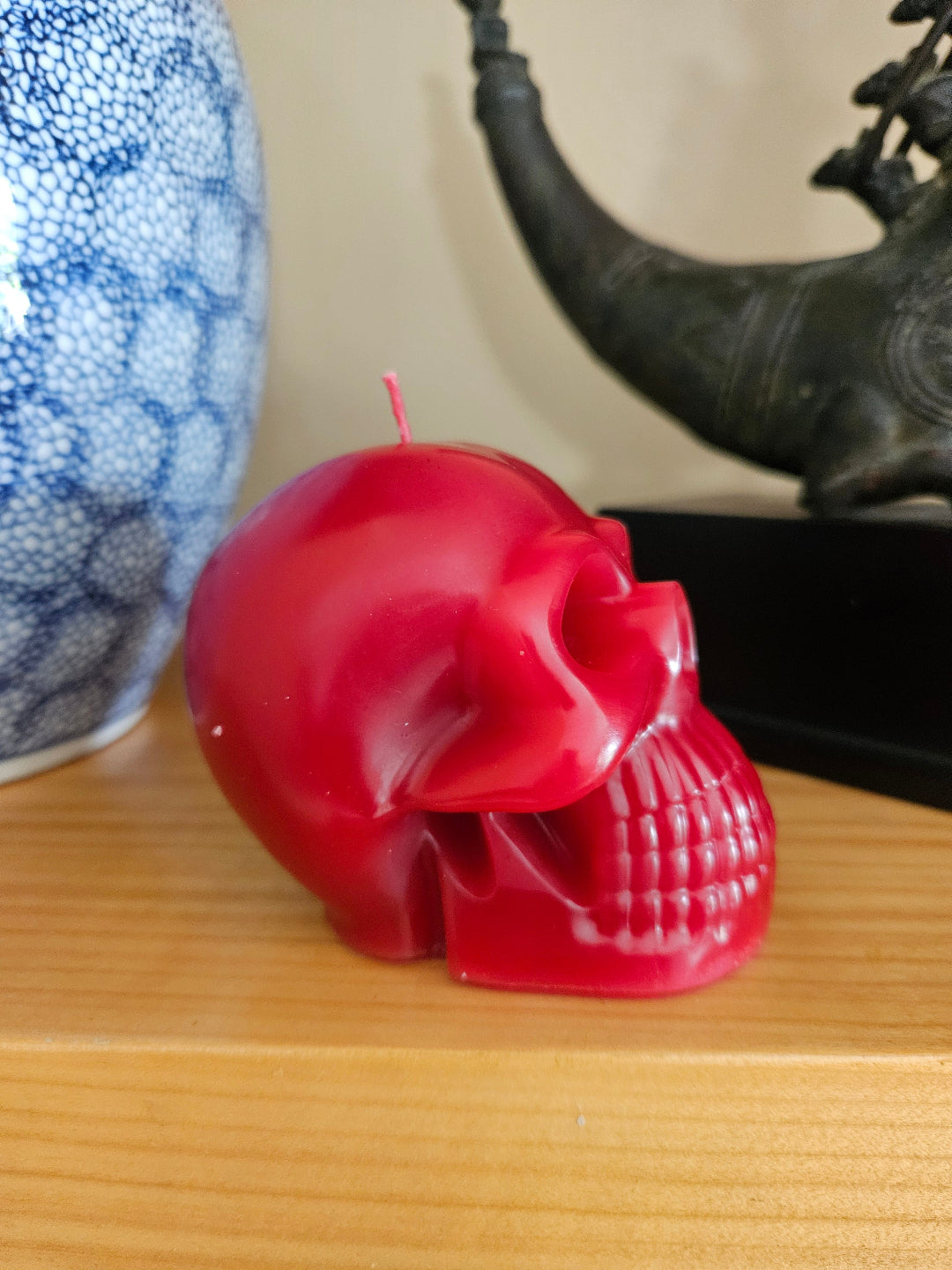 Smooth Head skull candles