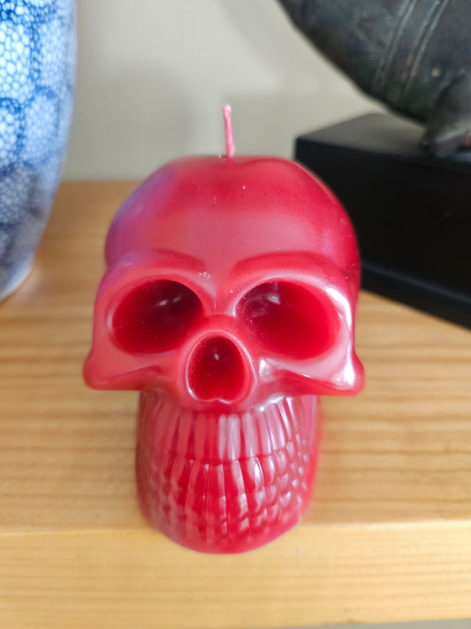 Smooth Head skull candles