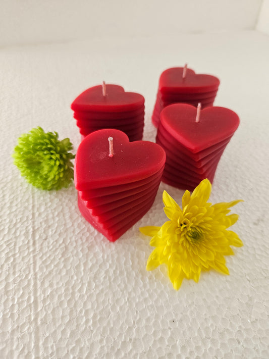 Heart candles