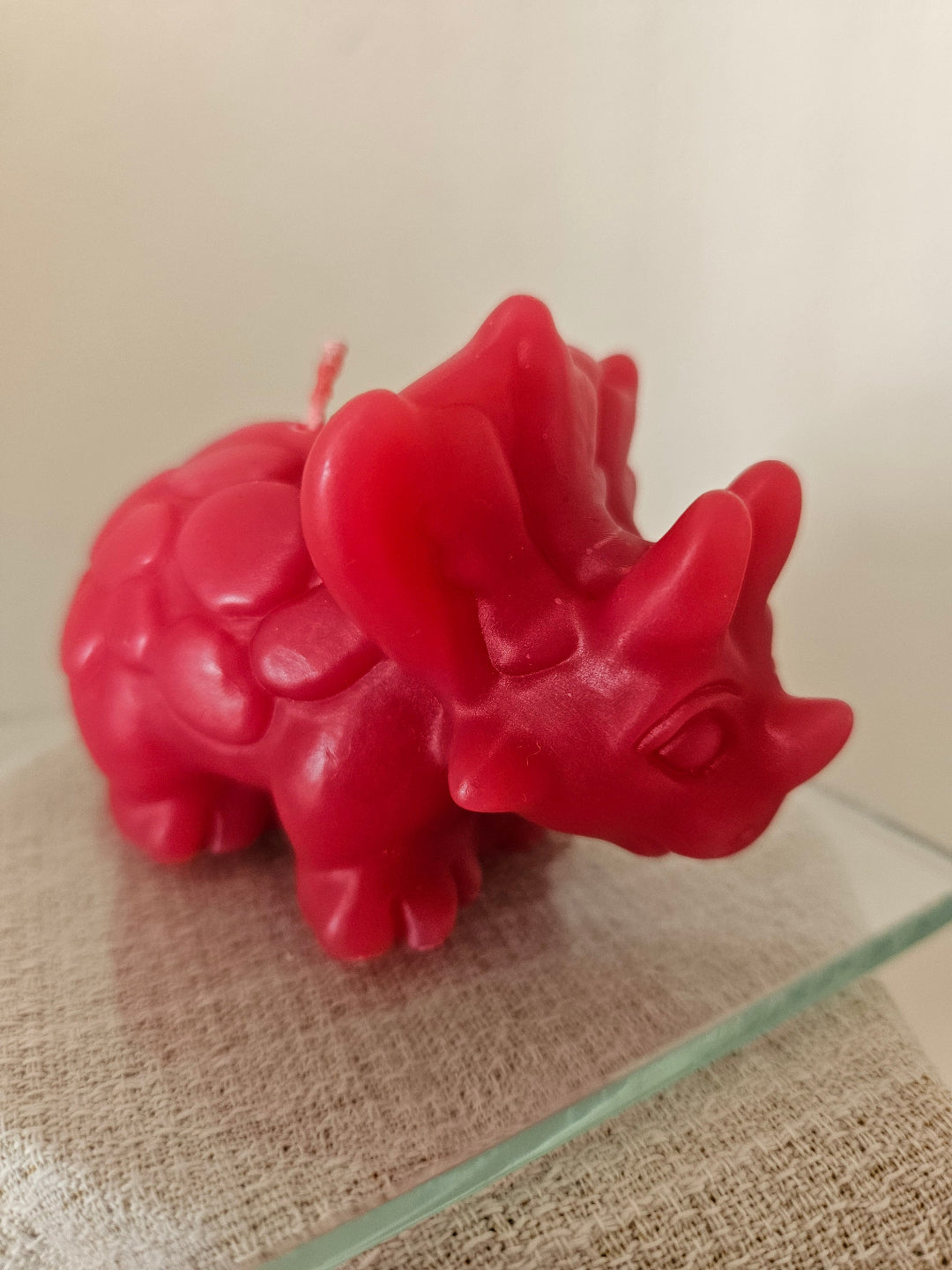 Triceratops candles
