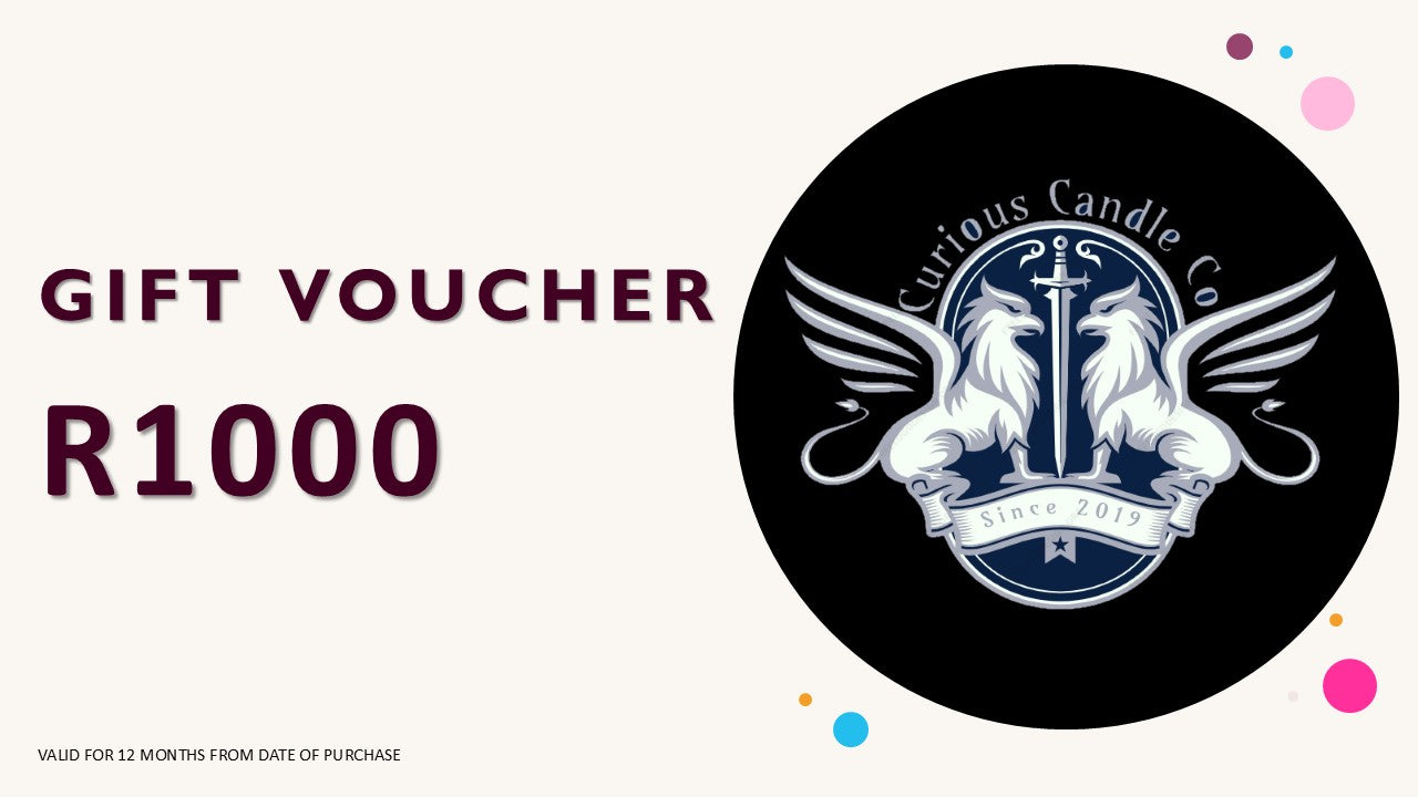 Curious Candle Co Gift Voucher - R1,000