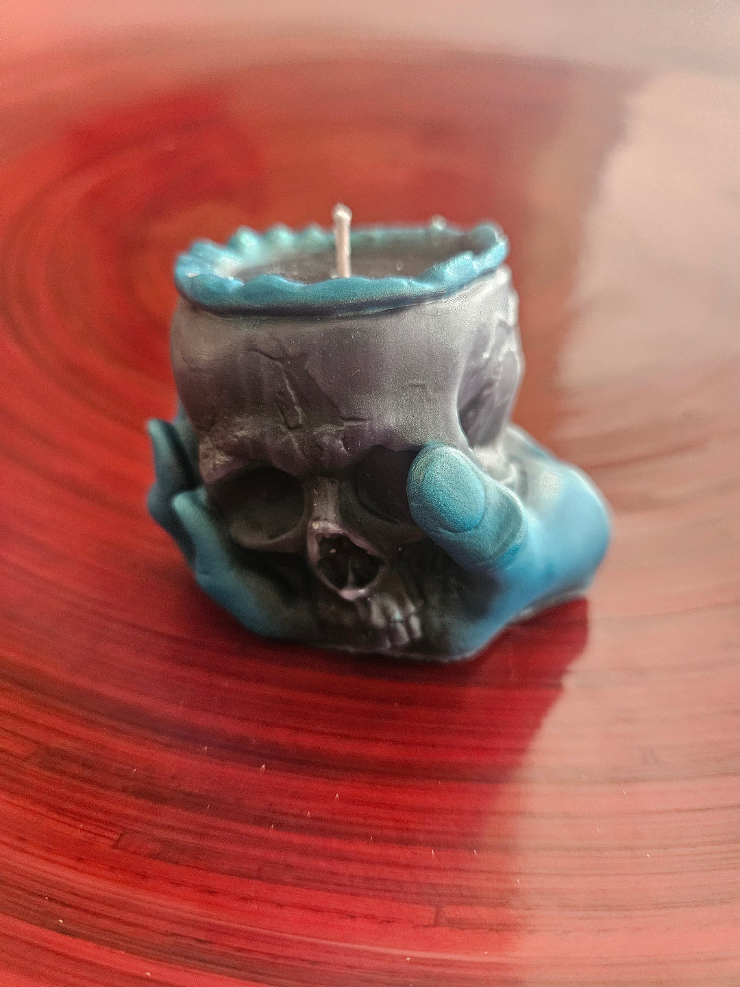 Hand Skull cup candles