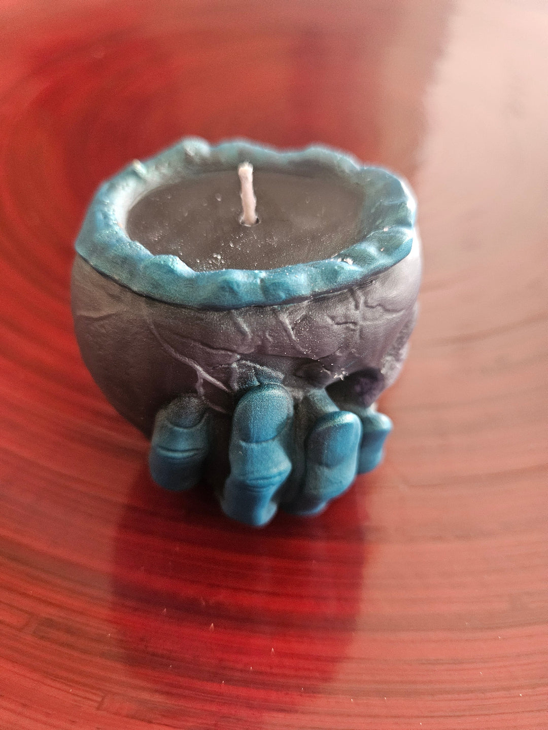 Hand Skull cup candles