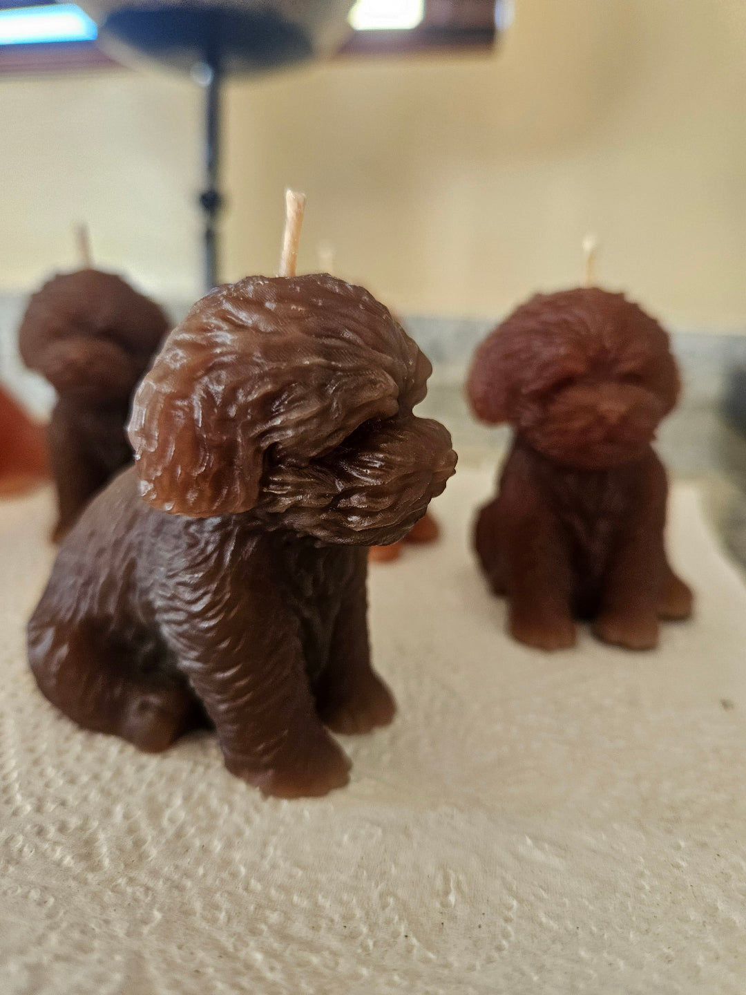 Puppy candles